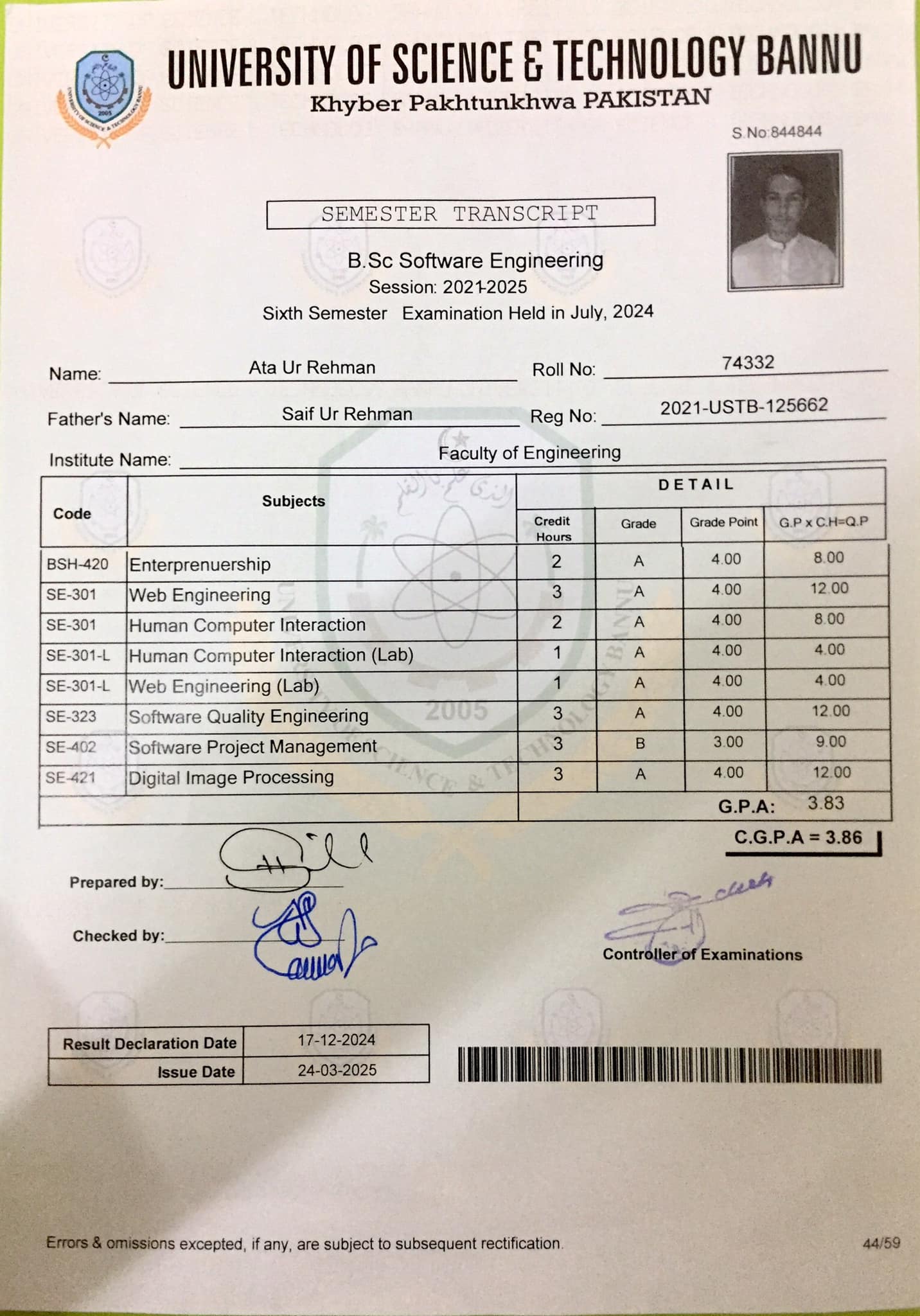 InternShip Certificate